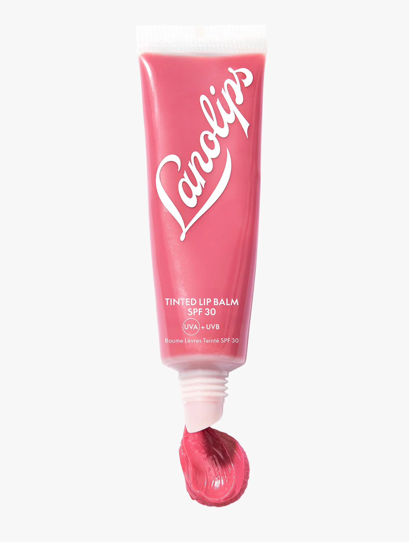 Tinted Lanolin Lip Balm SPF30 Rhubarb - Image 4